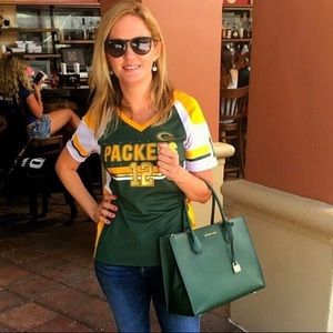 Mercer Saffiano Leather Tote Bag